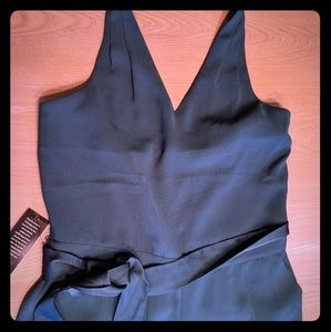 Limited Teal Blue Green WideLeg Halter JumpsuitNWT